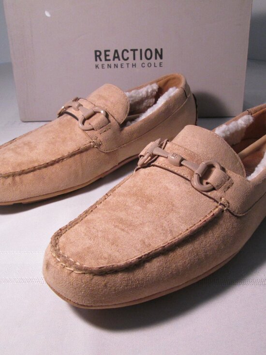 Kenneth Cole Reaction Dawson Bit Driver Loafers – Camel | Men’s Size 9 | NIB - Picture 5 of 12